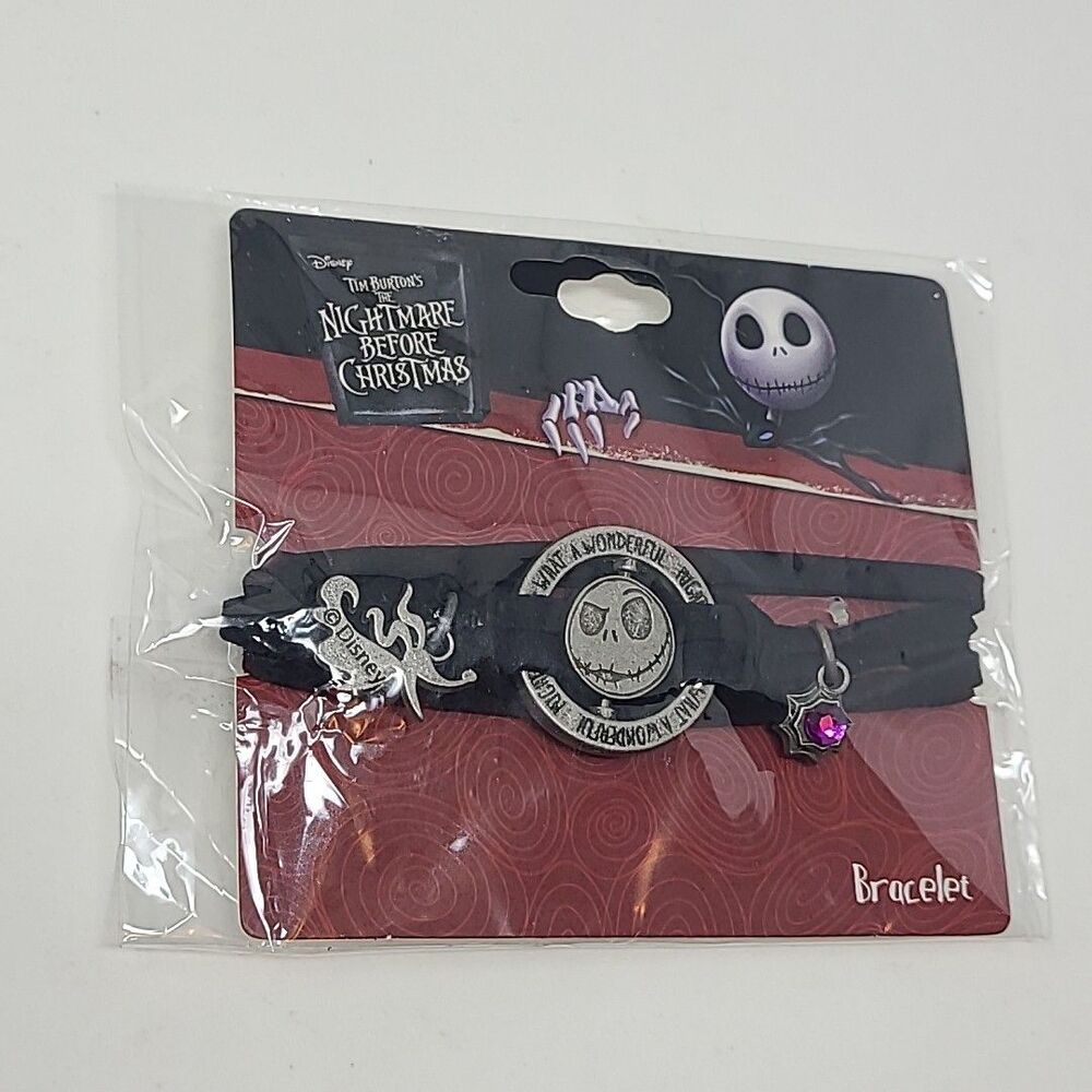 Neon Tuesday Nightmare Before Christmas Bracelet Jack Wrap New